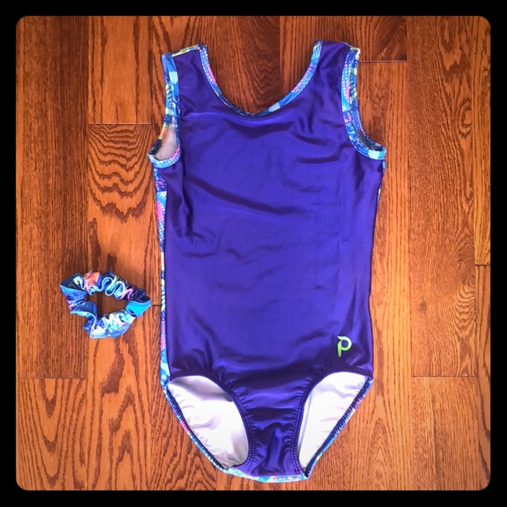 Plum Practicewear gymnastics leotard